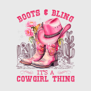 Desert Bloom Cowgirl Transfer