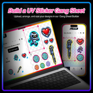 UV Stickers Gang Sheet Builder