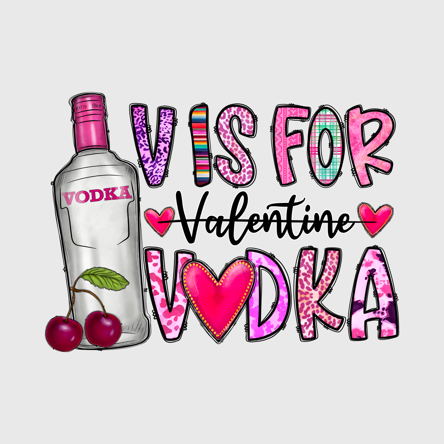 Yes For Valentine Vodka Transfer