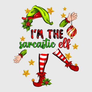 I’m the Sassy Elf Christmas Transfer