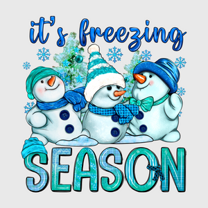 It’s Freezing Season Snowman Transfer