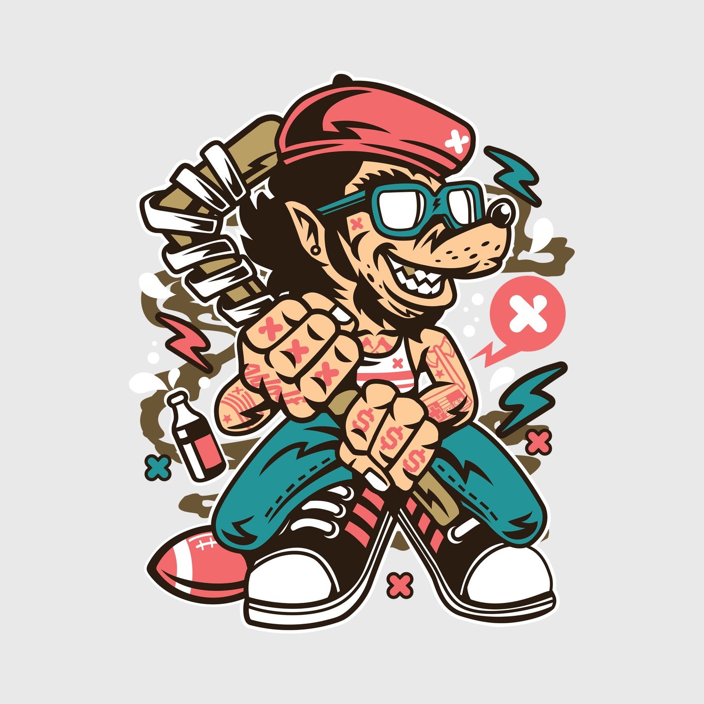 Street Rebel Punk Transfer