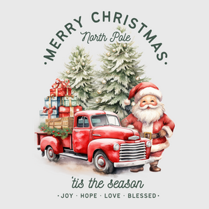 Merry Christmas Farm Truck Transfer