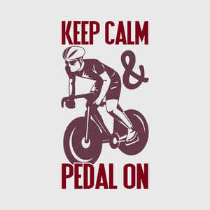 Keep Calm and Pedal On Transfer