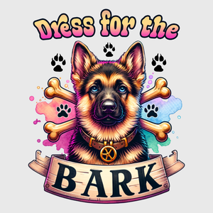 Stylish German Shepherd Dress for the Bark Transfer