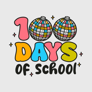 100 Days Of School Decor Transfer