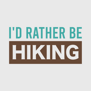 I’d Rather Be Hiking Transfer