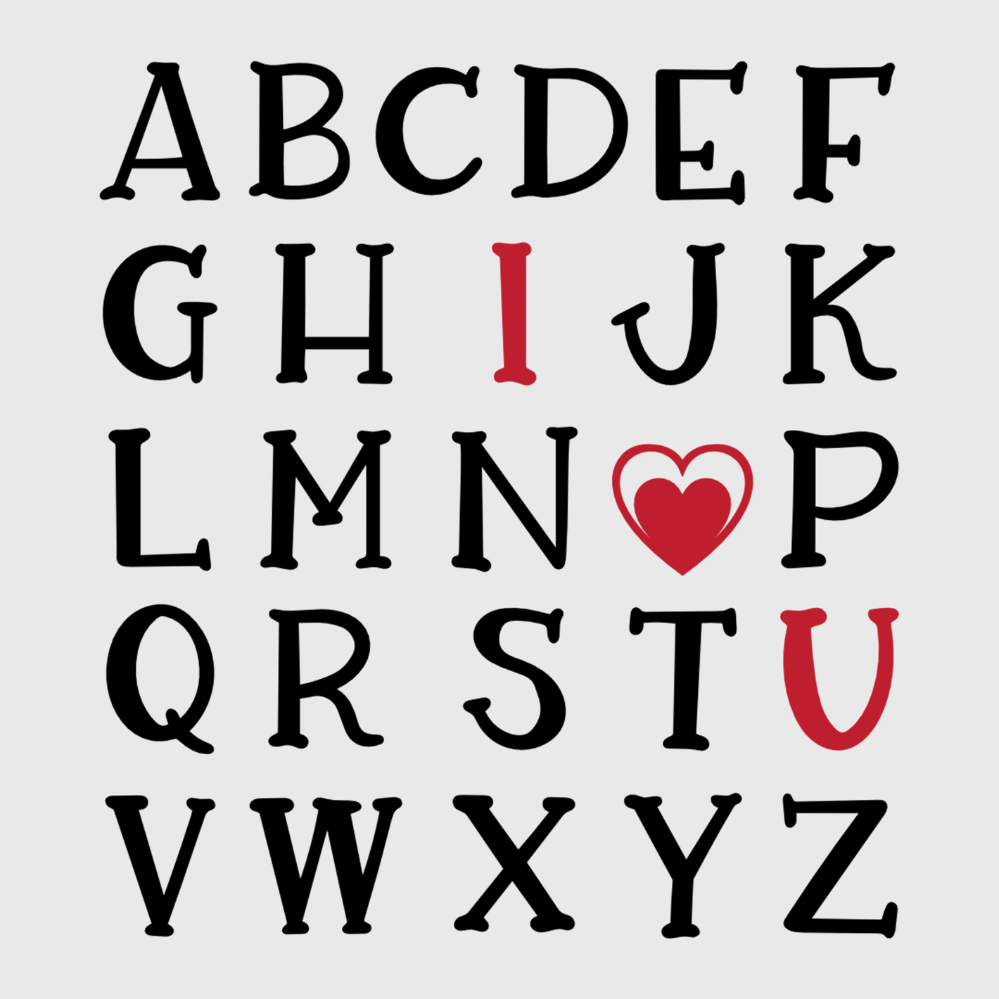 Alphabet Of Love Transfer