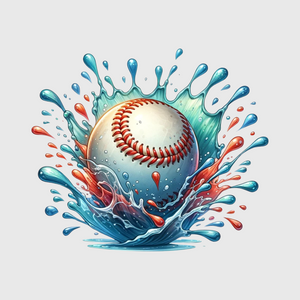 Vibrant Baseball Design Transfer