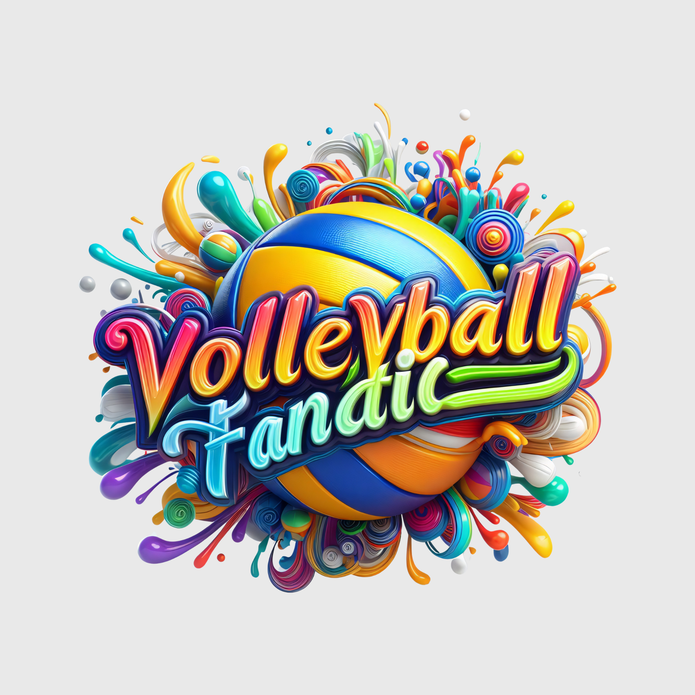 Volleyball Fanatic Burst Transfer