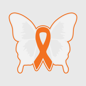 Leukemia Awareness Butterfly Transfer