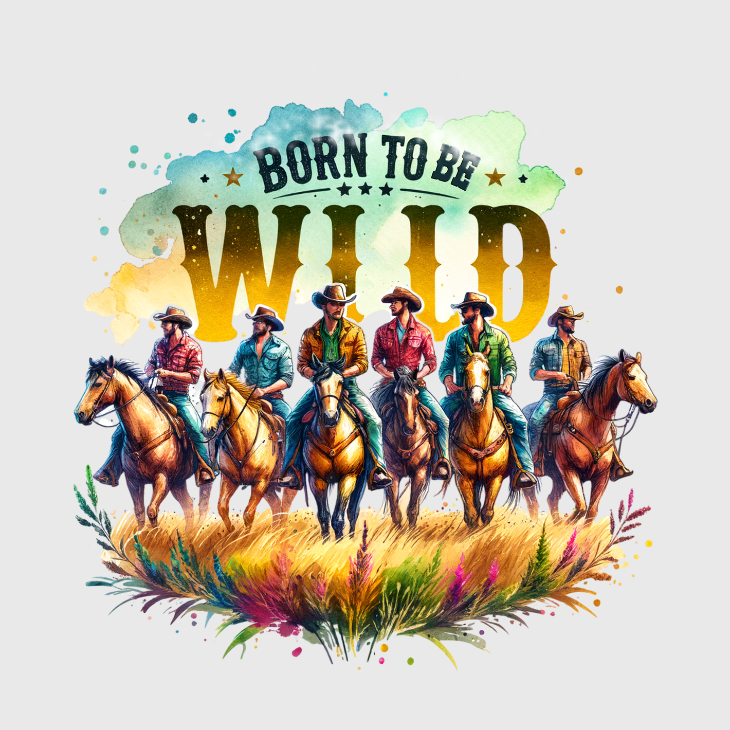 Born to Be Wild Rodeo Riders Transfer