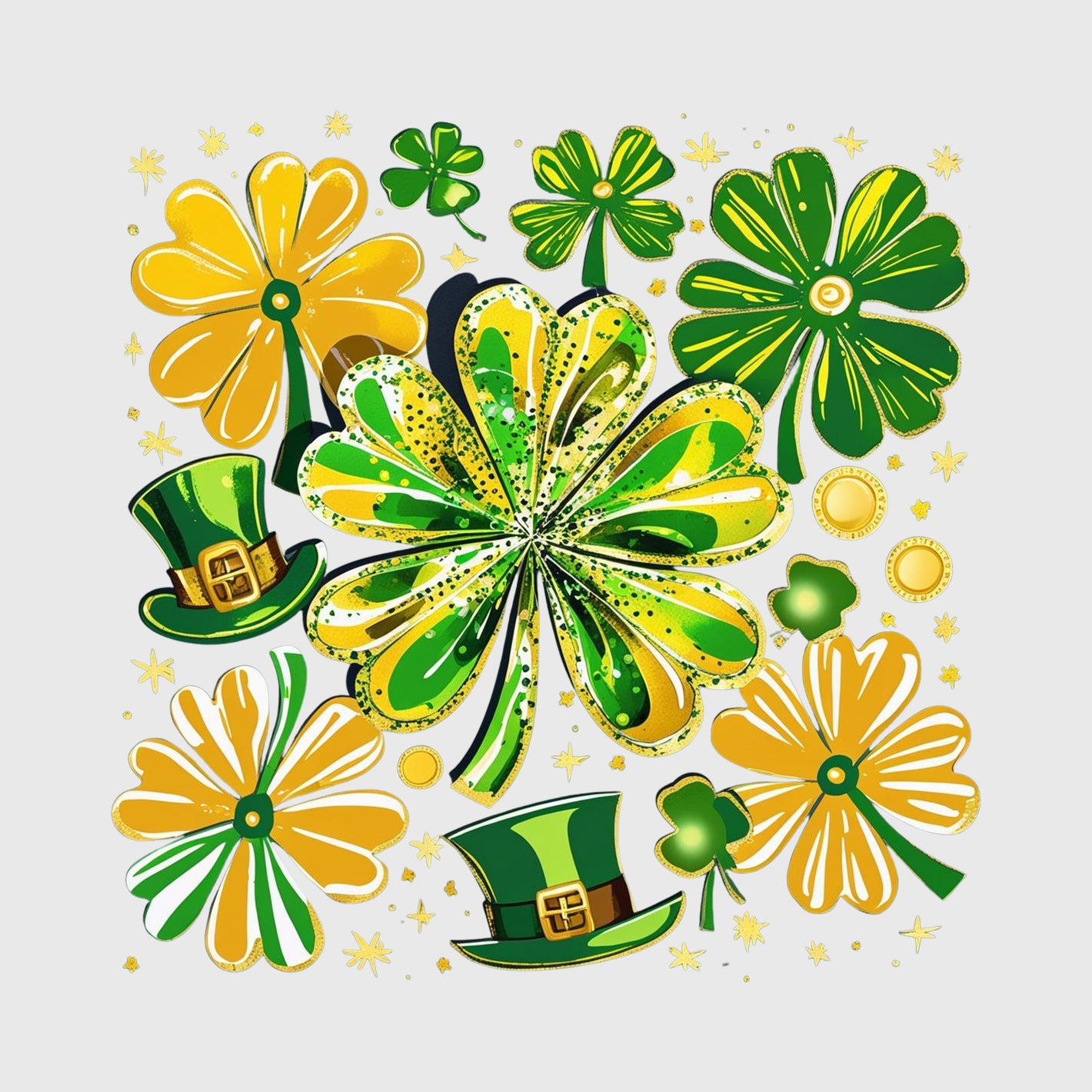 Golden Clover Garden Transfer