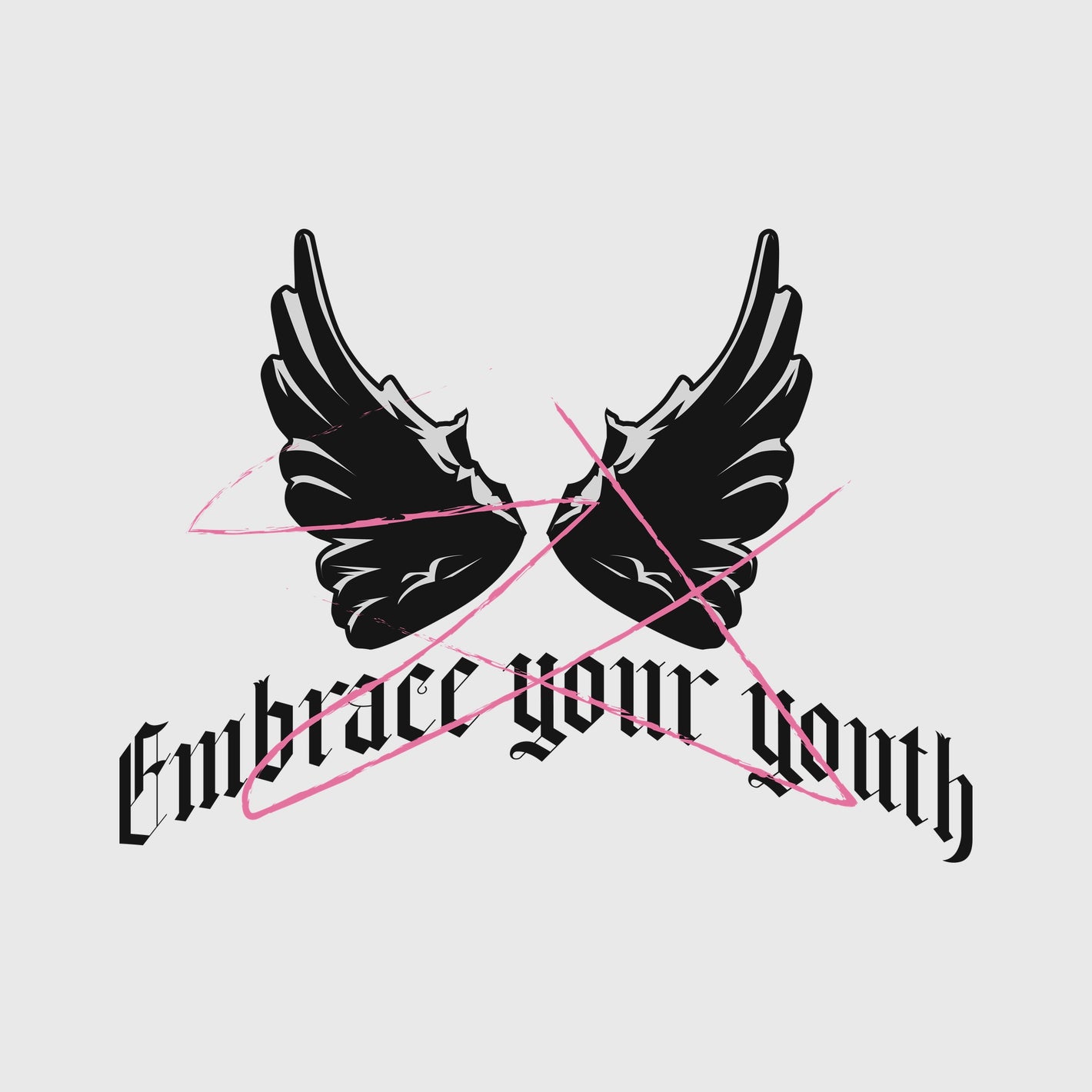 Embrace Your Youth Butterfly Transfer