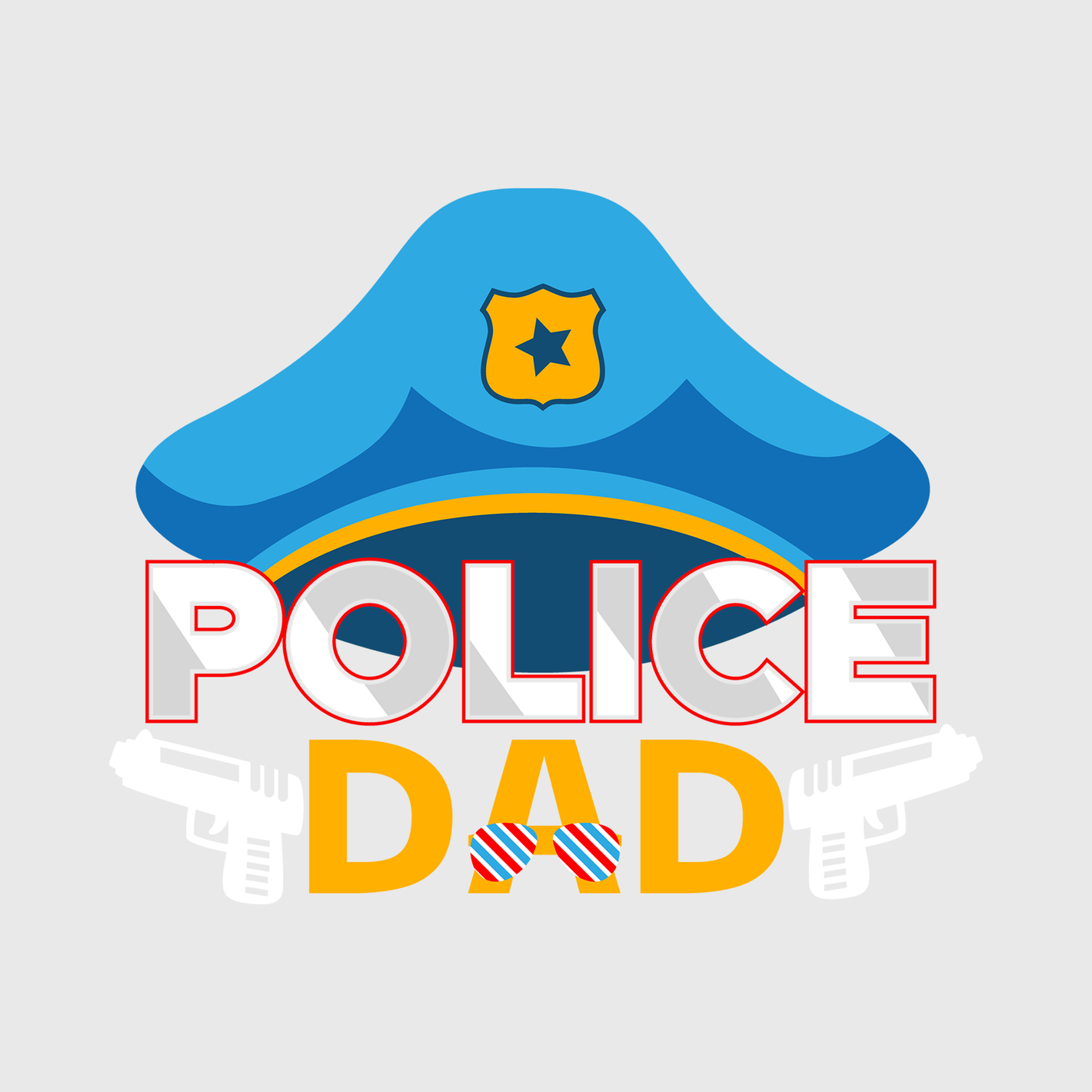 Proud Police Officer Dad Transfer