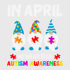 Autism Awareness Gnome Transfer