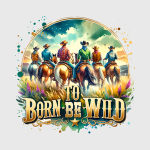 Born to Be Wild Western Riders Transfer