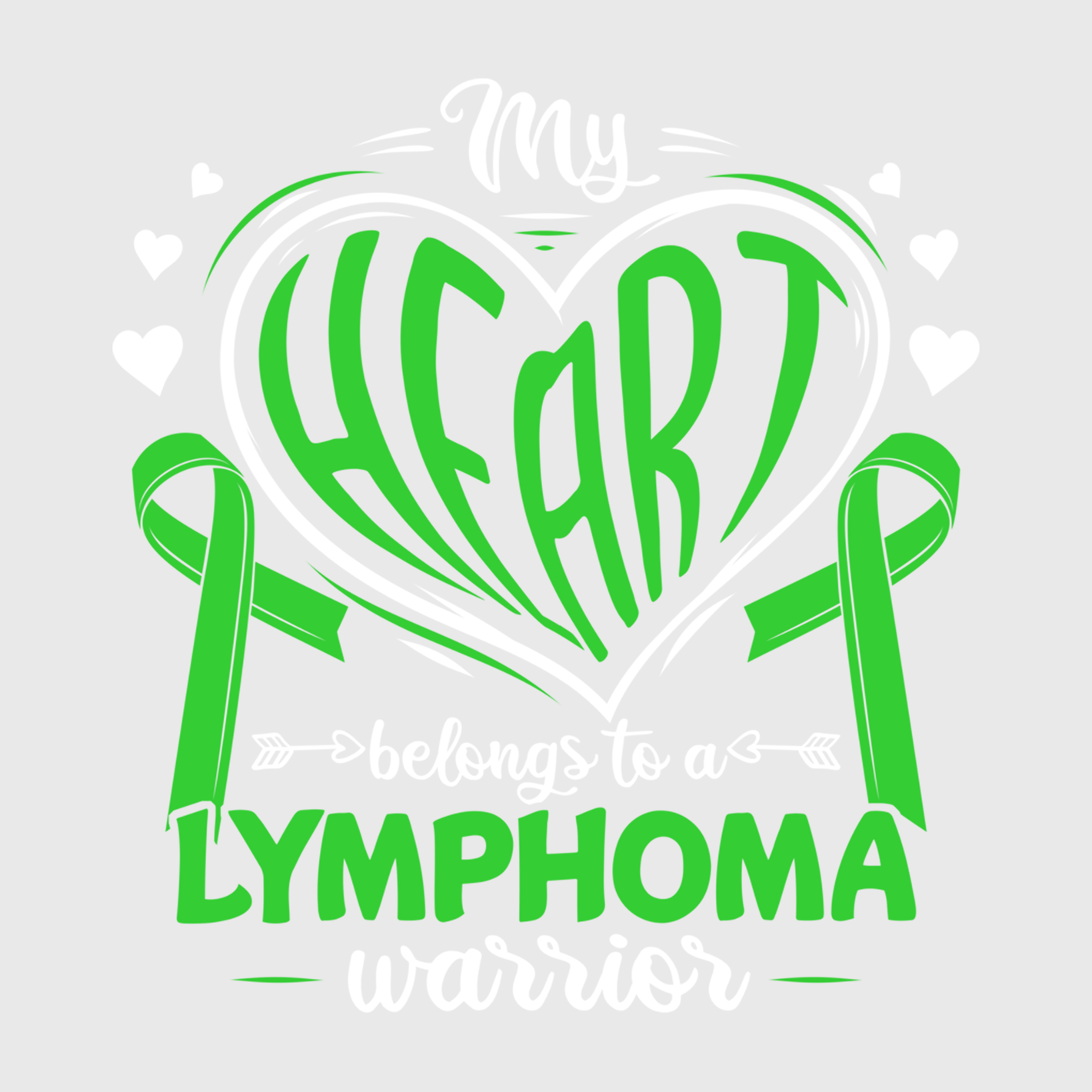 My Heart Supports Lymphoma Awareness Transfer