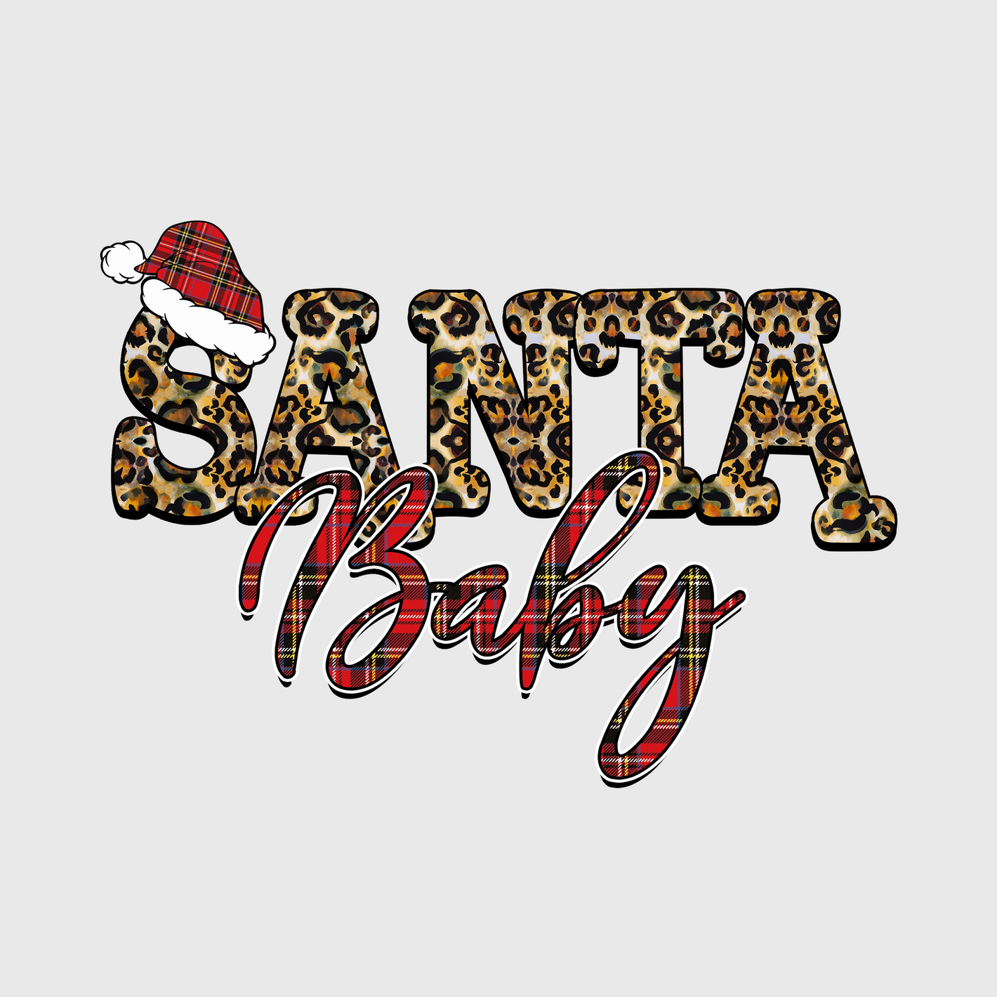 Santa Baby Christmas Transfer