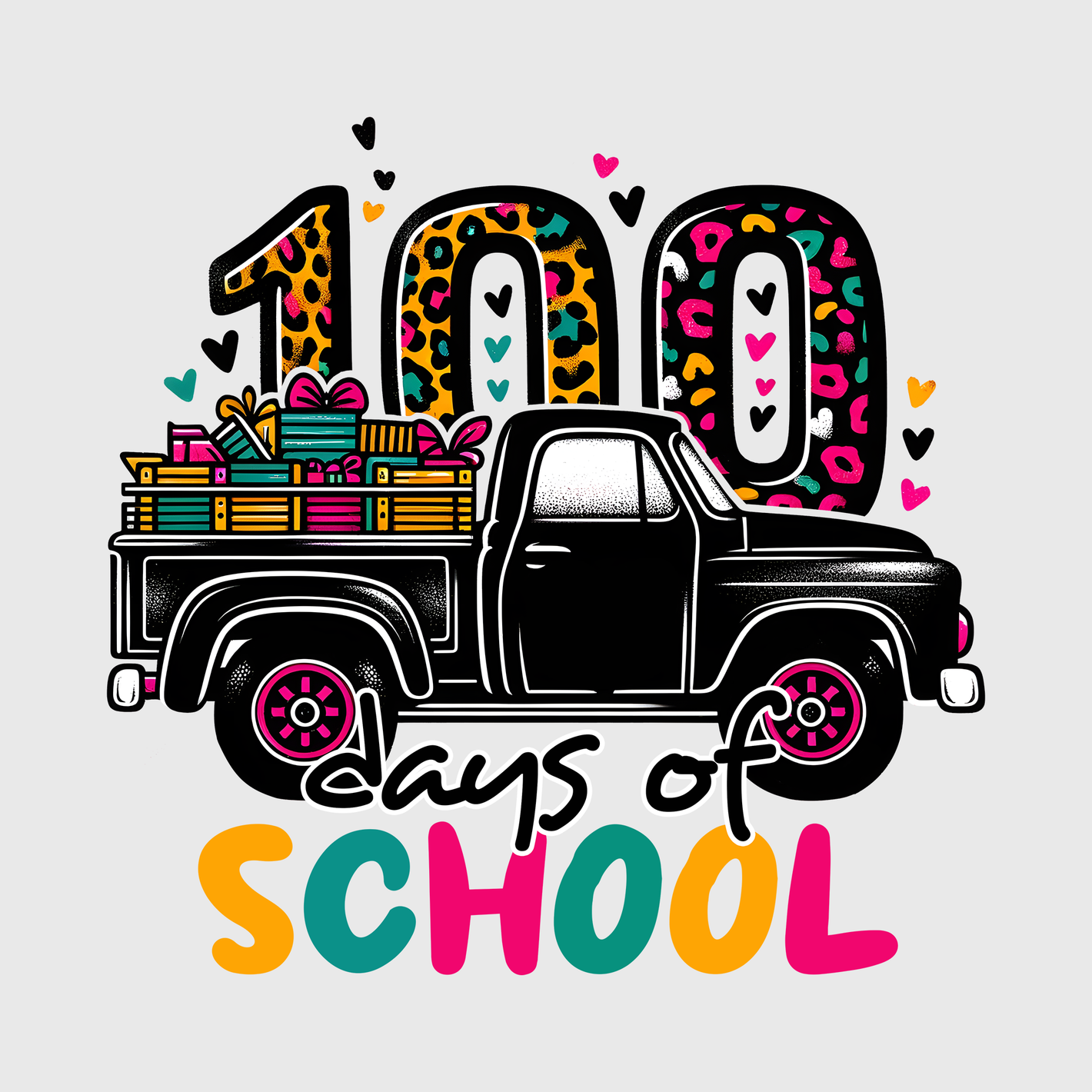 100 Days Of School Car Transfer