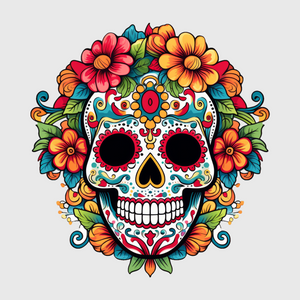 Sugar Skull Elegance Transfer