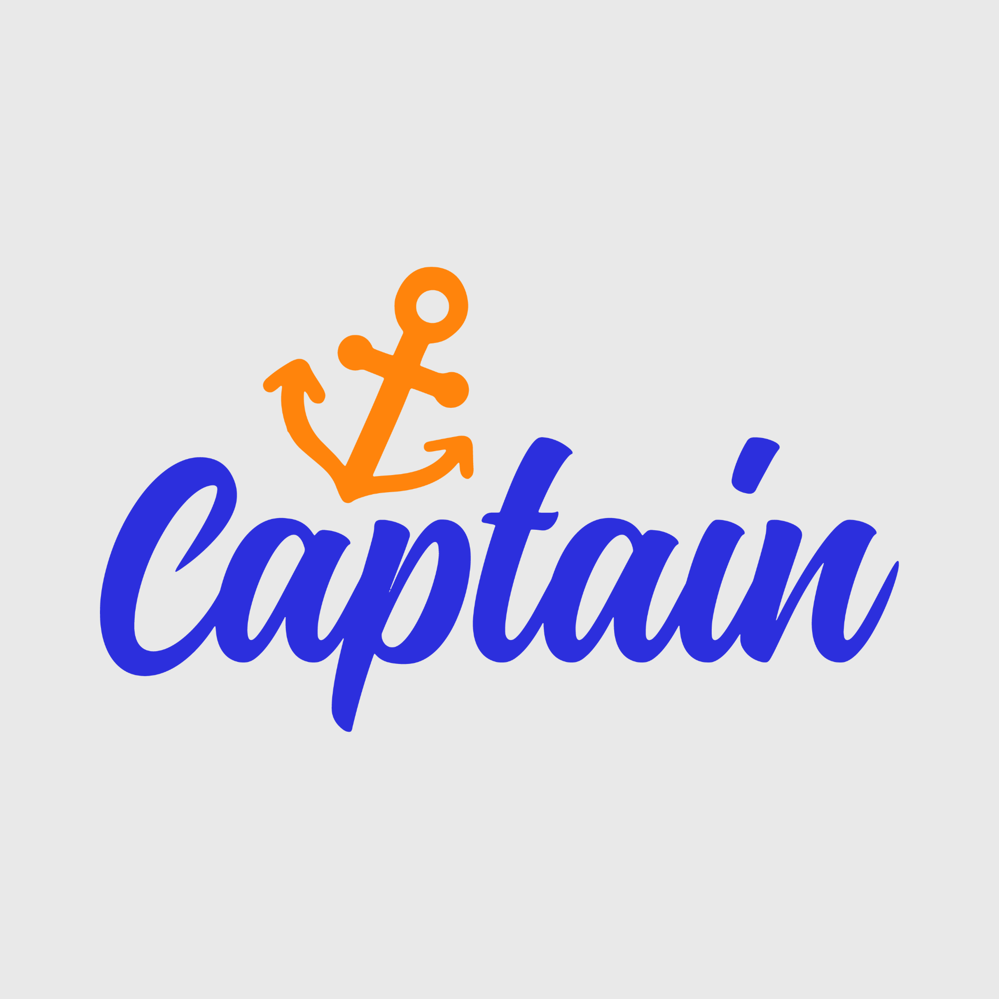 Captain Anchor Simple Script Transfer | ILTEX Transfers