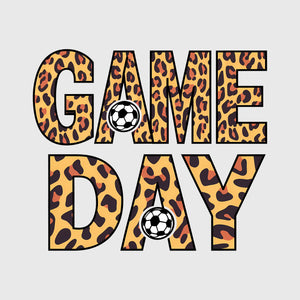 Game Day Leopard Print  Transfer