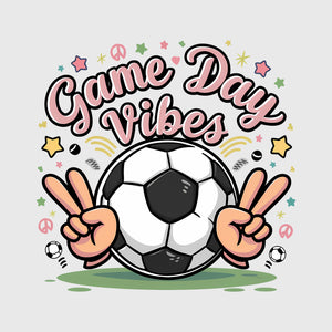 Game Day Vibe Peace Soccer Transfer