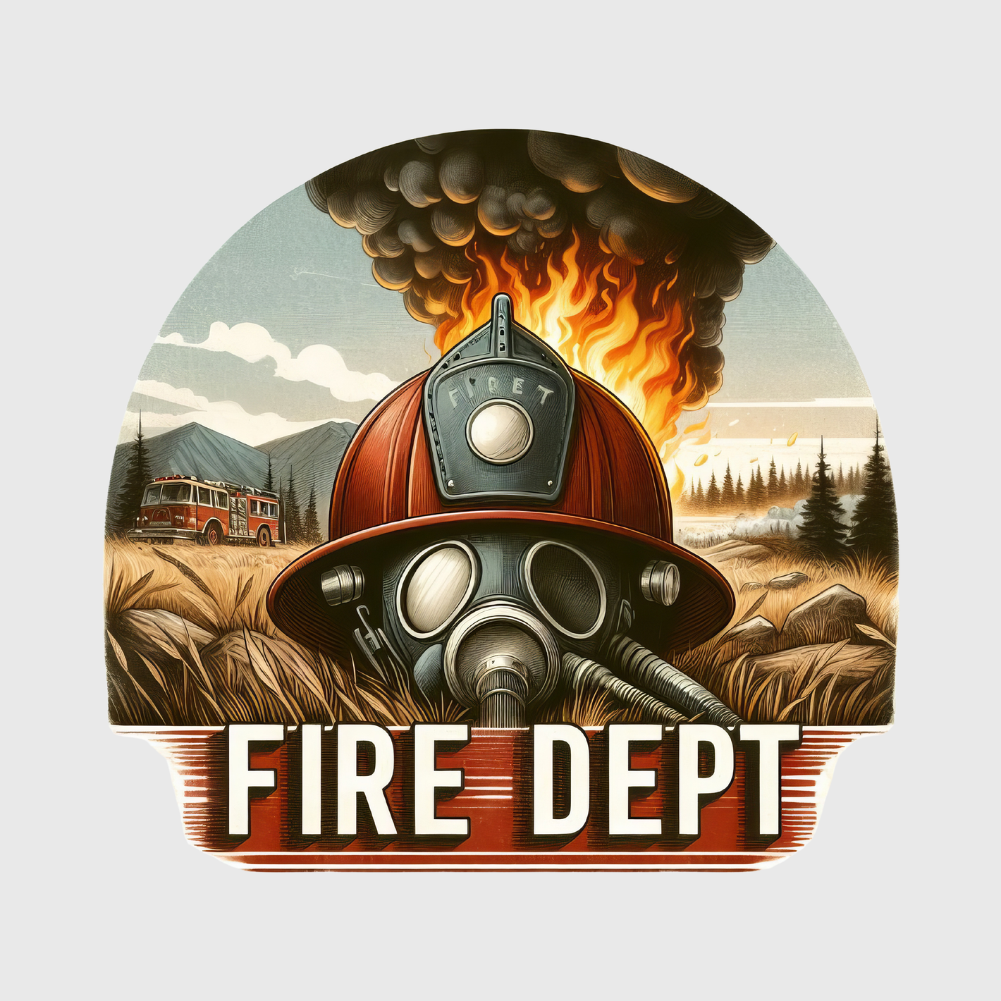 Fire Dept Flame Transfer