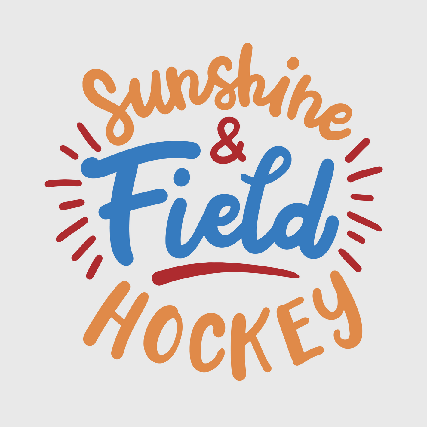 Sunshine Field Hockey Vibes Transfer