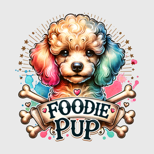 Foodie Pup Poodle Transfer