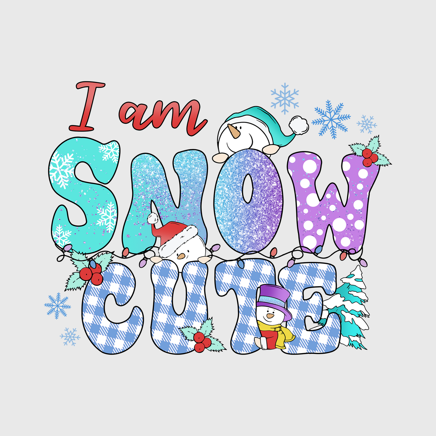 I Am Snow Cute Transfer