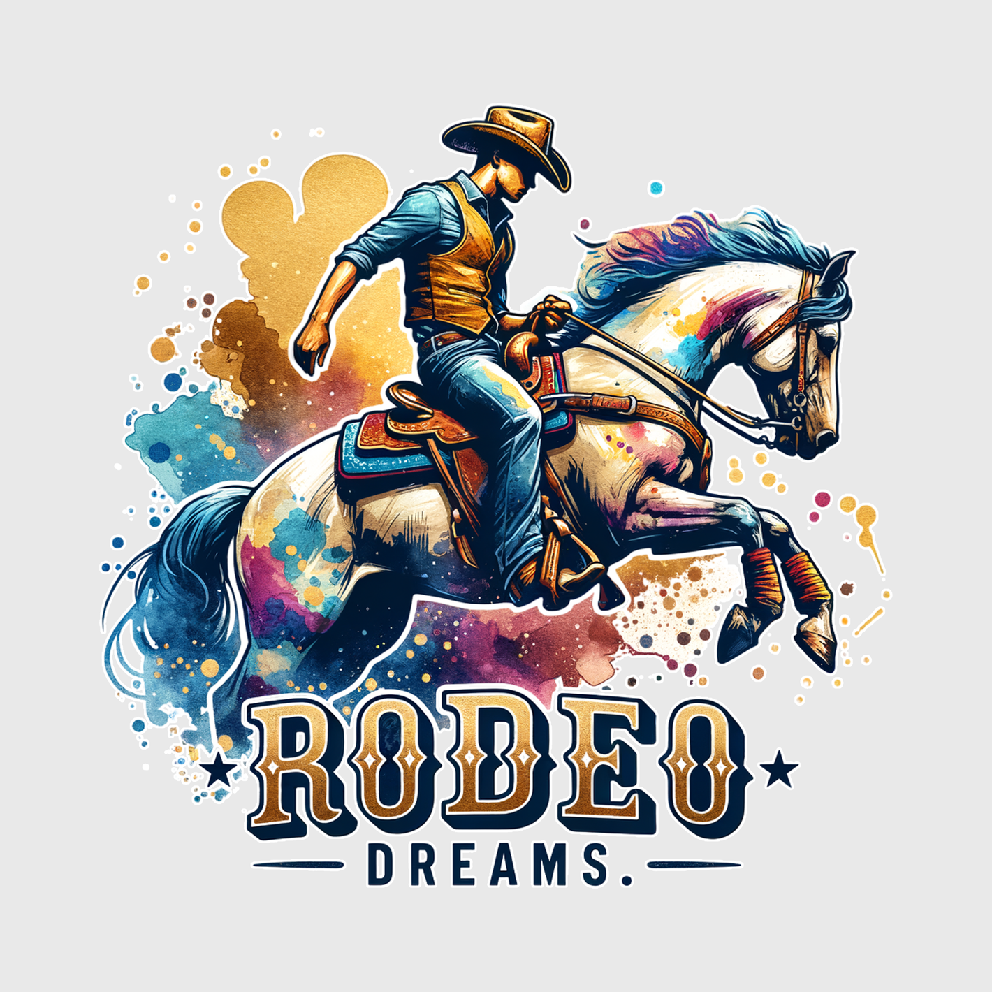 Rodeo Rider in Action Transfer