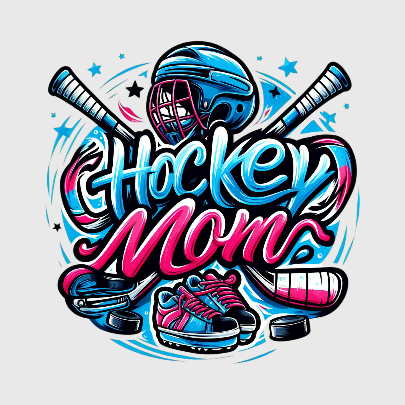 Hockey Mom on the Ice Transfer