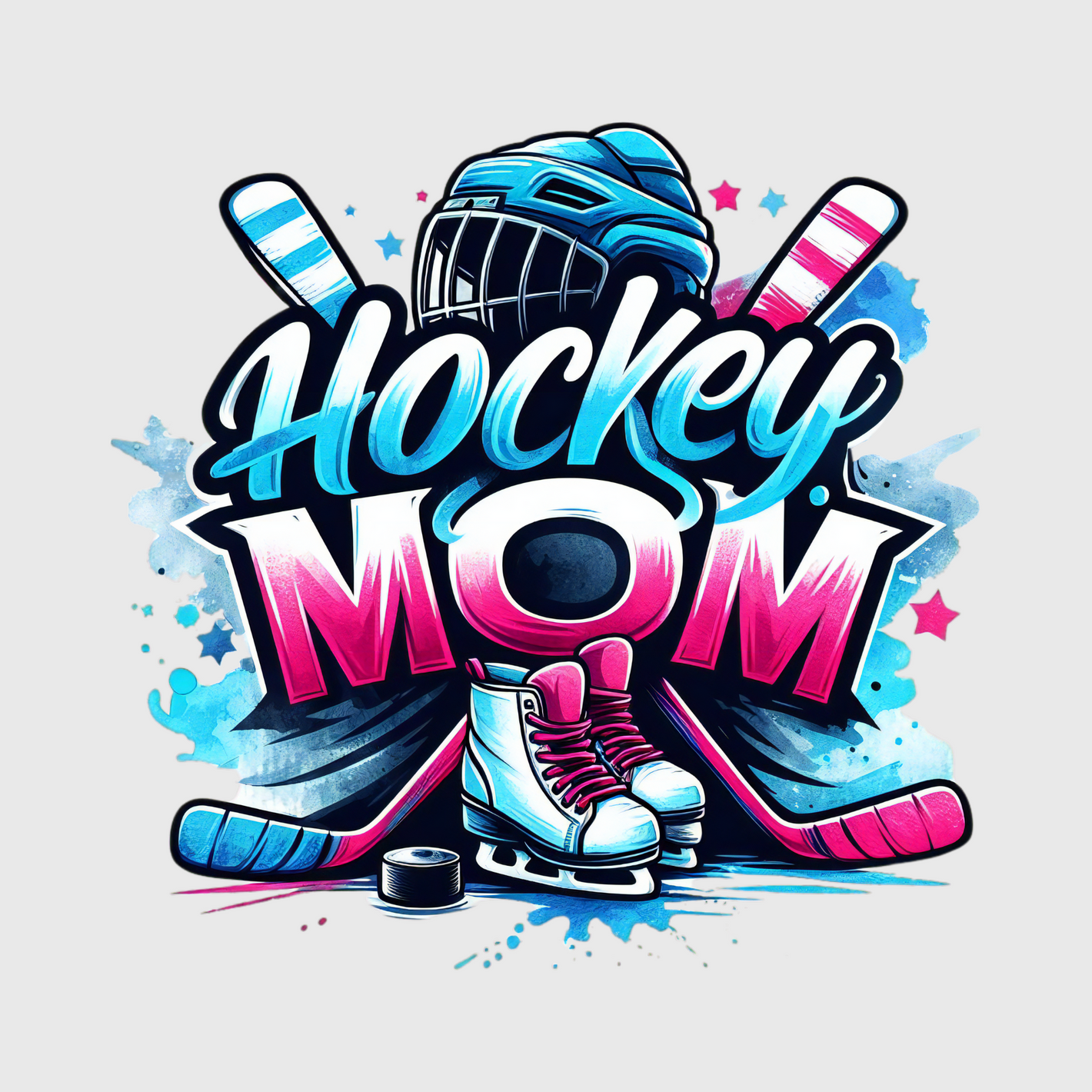 Hockey Mom Pride Transfer