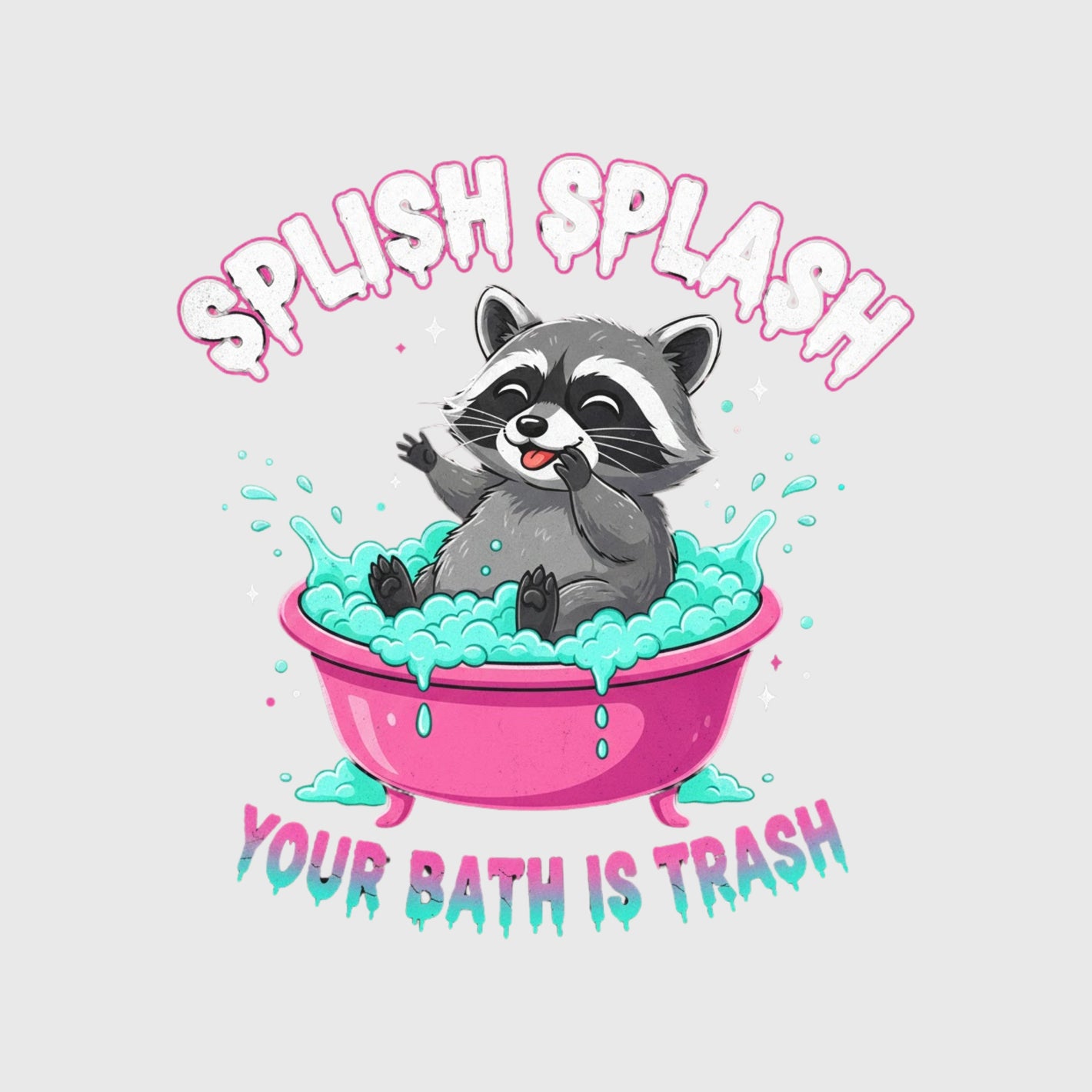 Bubble Bath Bandit Transfer