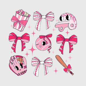 Pink Dugout Icon Set Transfer