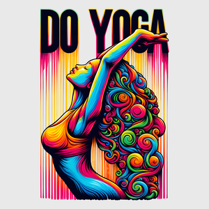 Do Yoga Colorful Flow Transfer