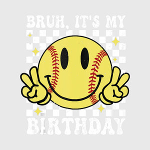 Softball Peace Birthday Transfer