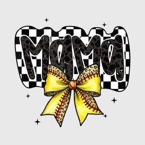 Checkered Fierce Mama Transfer