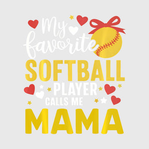 Heartstrings Softball Mama Transfer