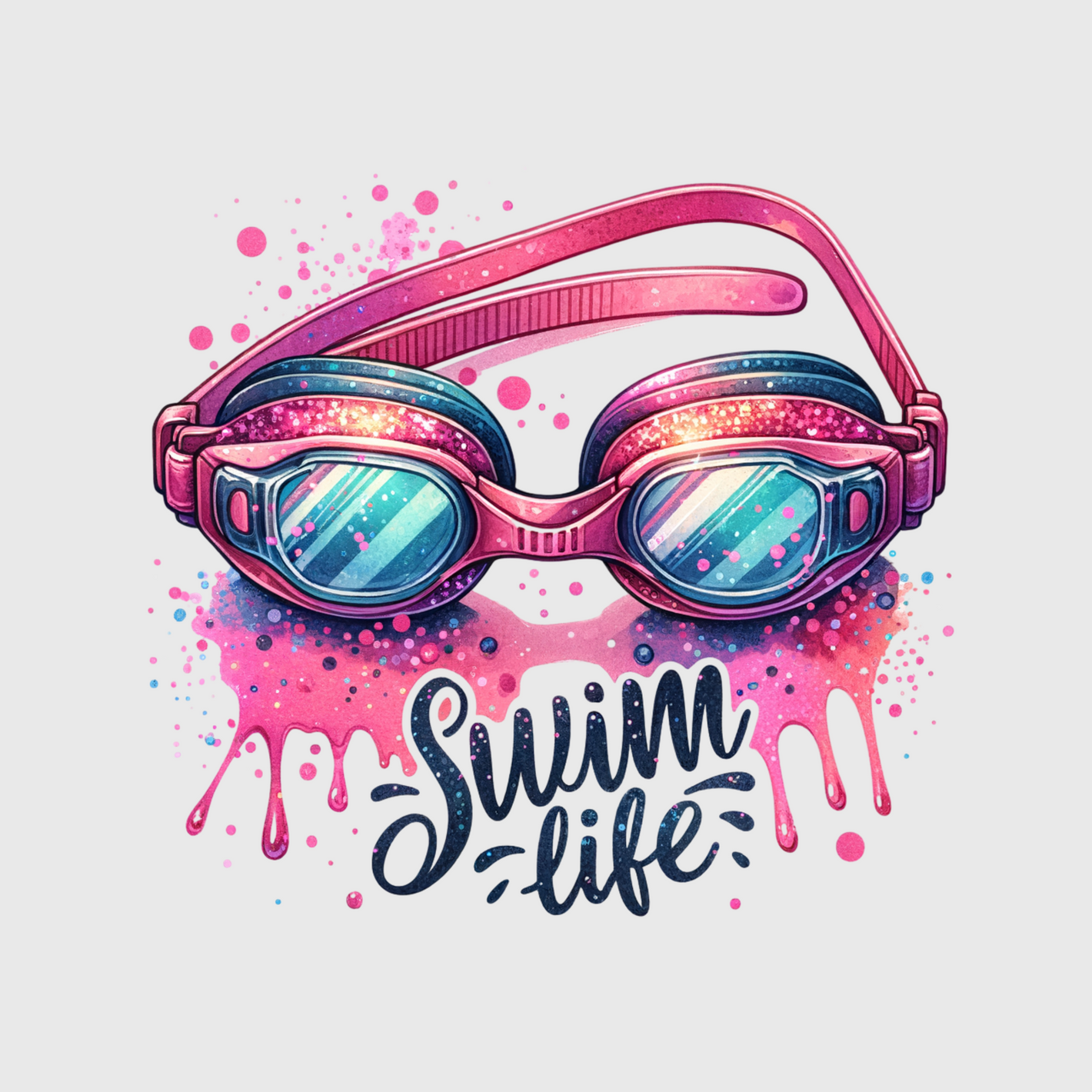 Swim Life Goggles Transfer