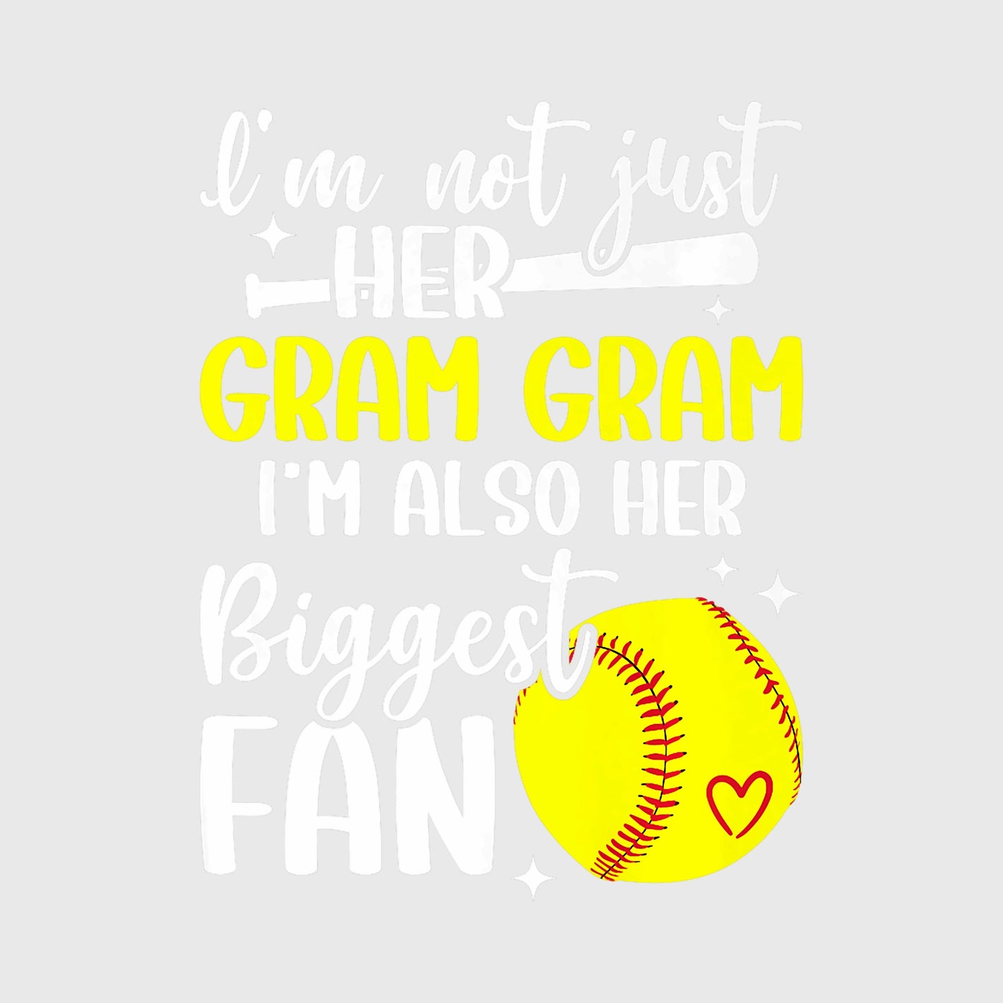 Gram Gram Softball Pride Transfer