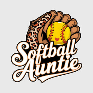 Softball Auntie Pride Transfer