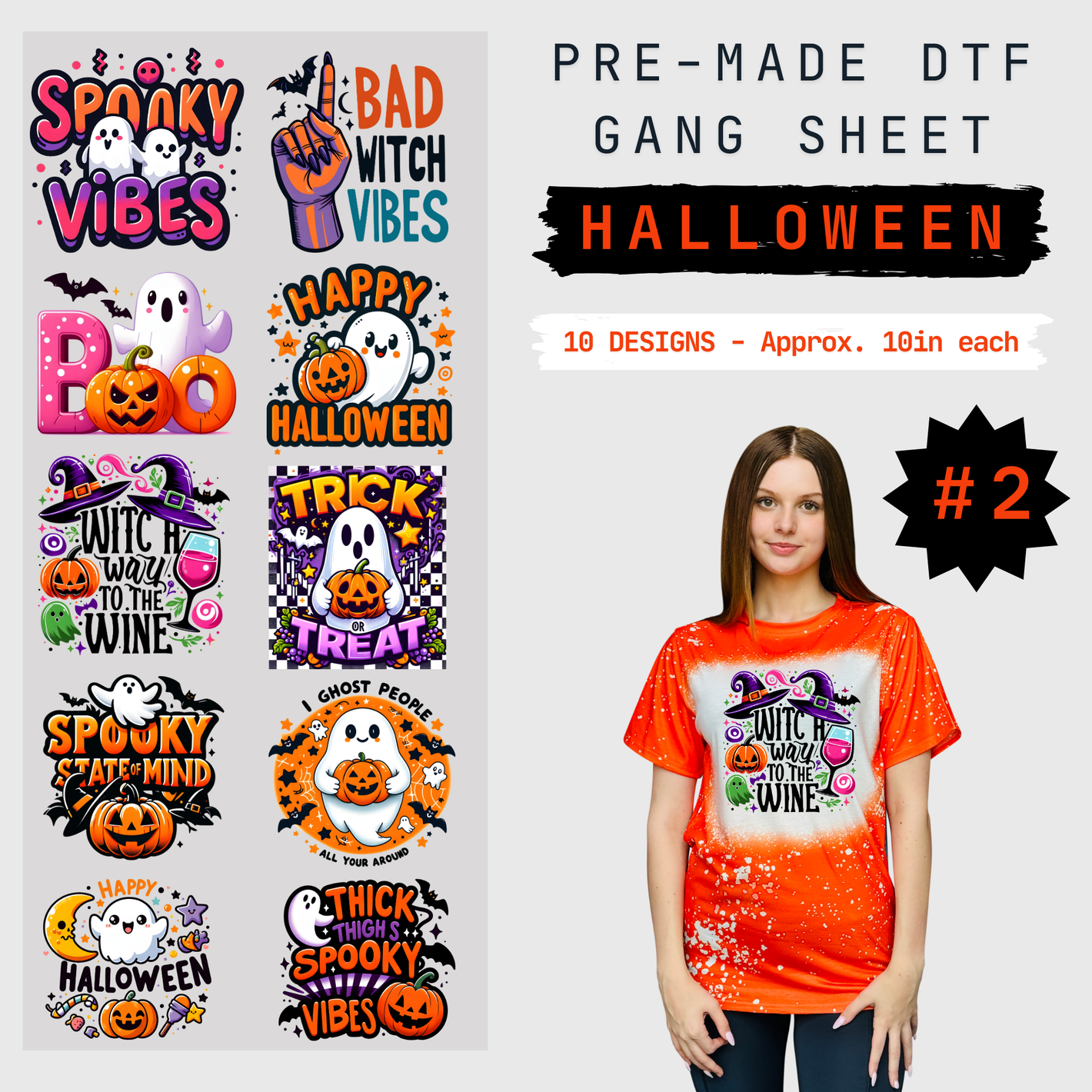 Halloween Pre-Made Gang Sheet - 2