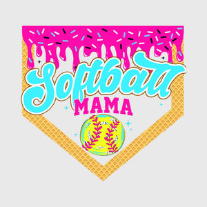 Sweet Drip Softball Mama Transfer