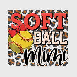 Trendy Softball Mom Pride Transfer