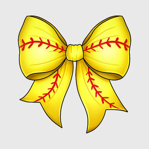 Golden Diamond Stitch Bow Transfer