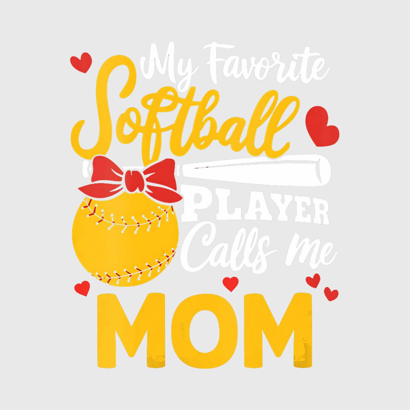 Heartfelt Softball Mom Tribute Transfer