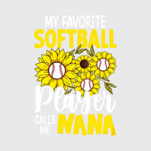 Sunshine Softball Nana Bloom Transfer